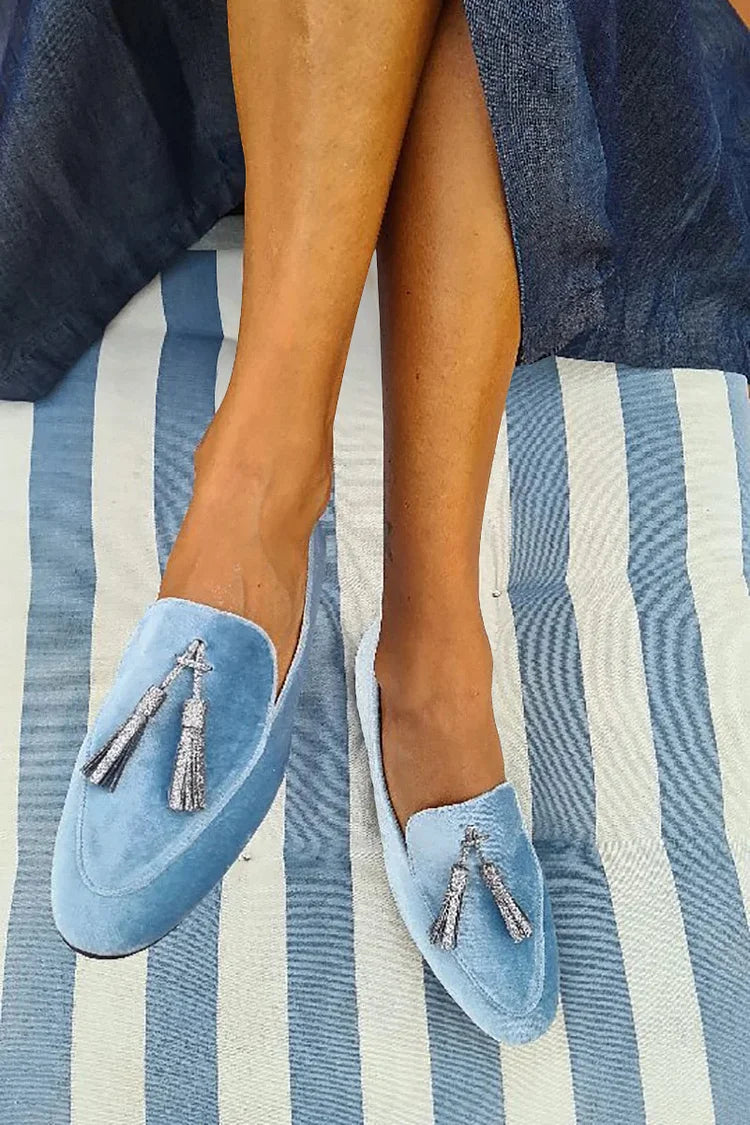 Merilae | Slipper With Silver Tassel