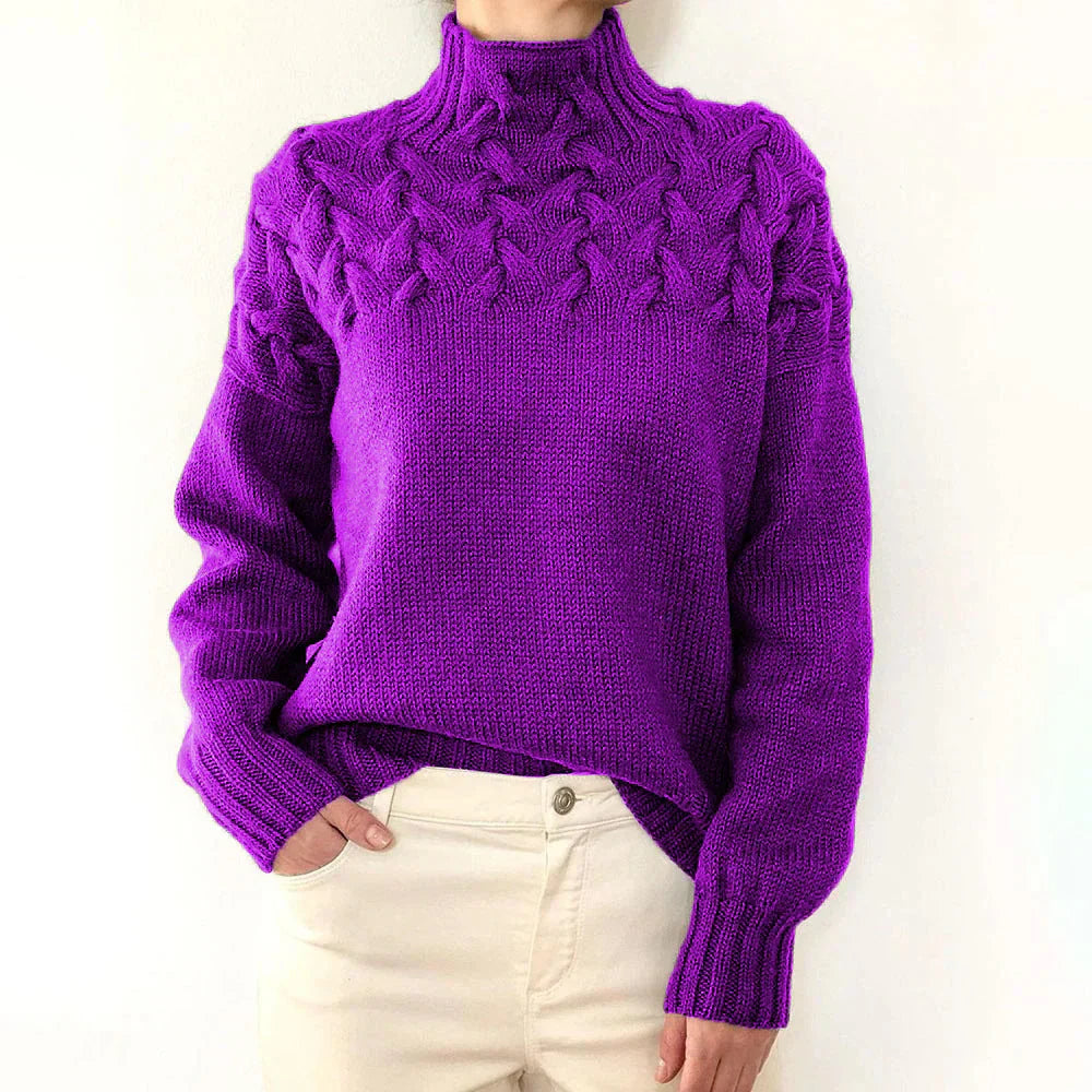 Elena | Warm Knitted Turtleneck