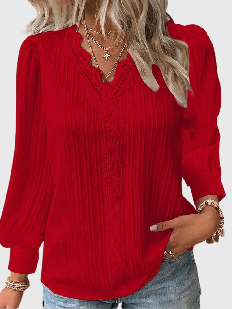 Annie | Elegant Pullover Blouse
