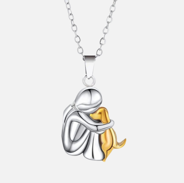 Sadie™ | Heartfelt Dog Embrace Pendant