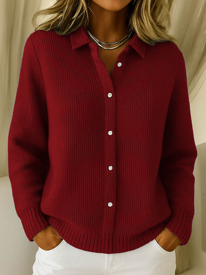 Elena | Classic Cardigan in Soft Knit
