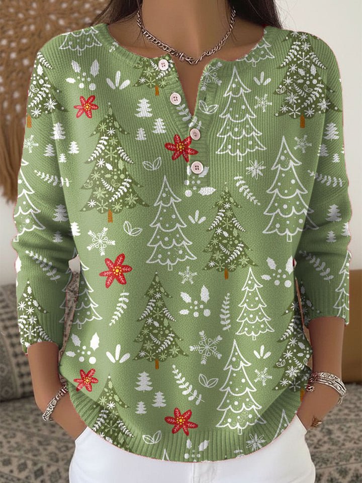 Nocchi - Christmas Sweater with Buttons
