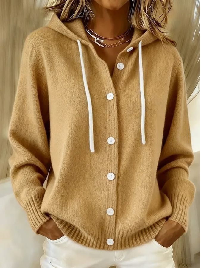 Melanie | Cozy Button Cardigan