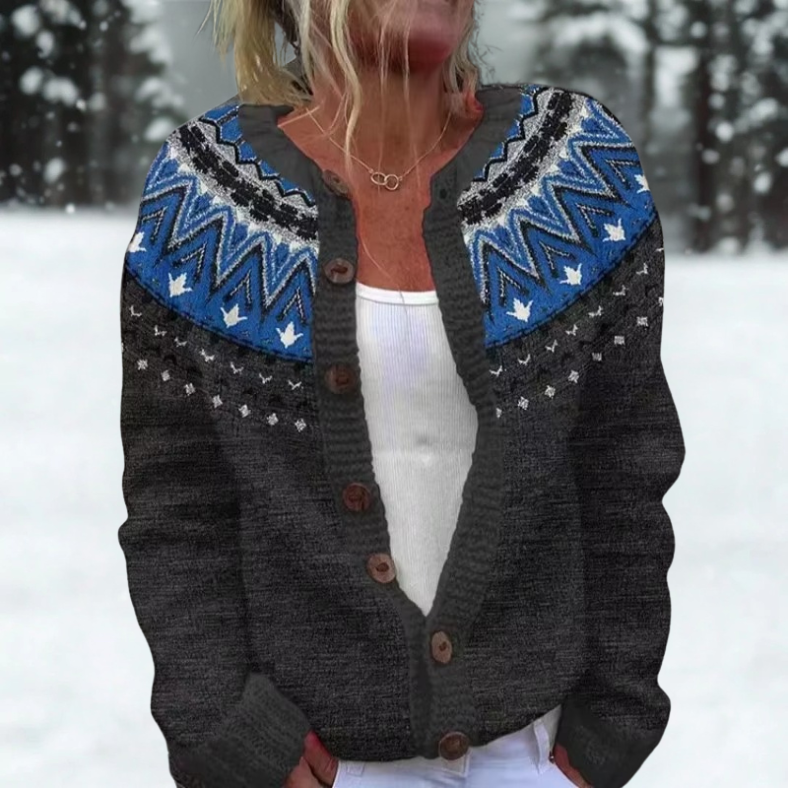 Dorine | Cozy Knit Winter Cardigan