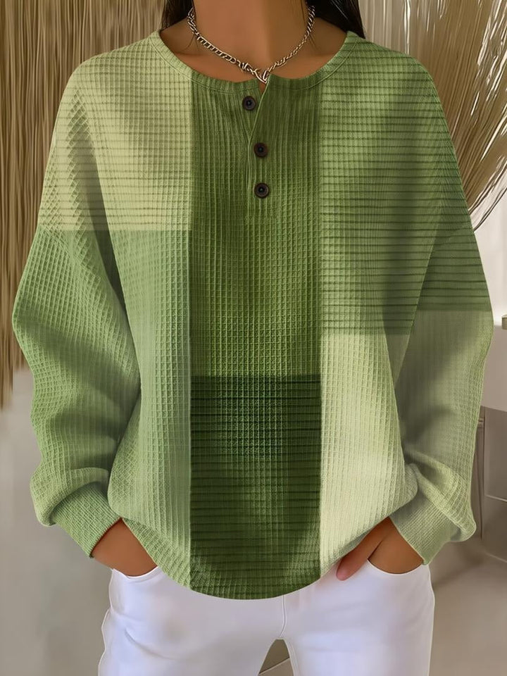 Susan | Cozy Waffle Knit Henley