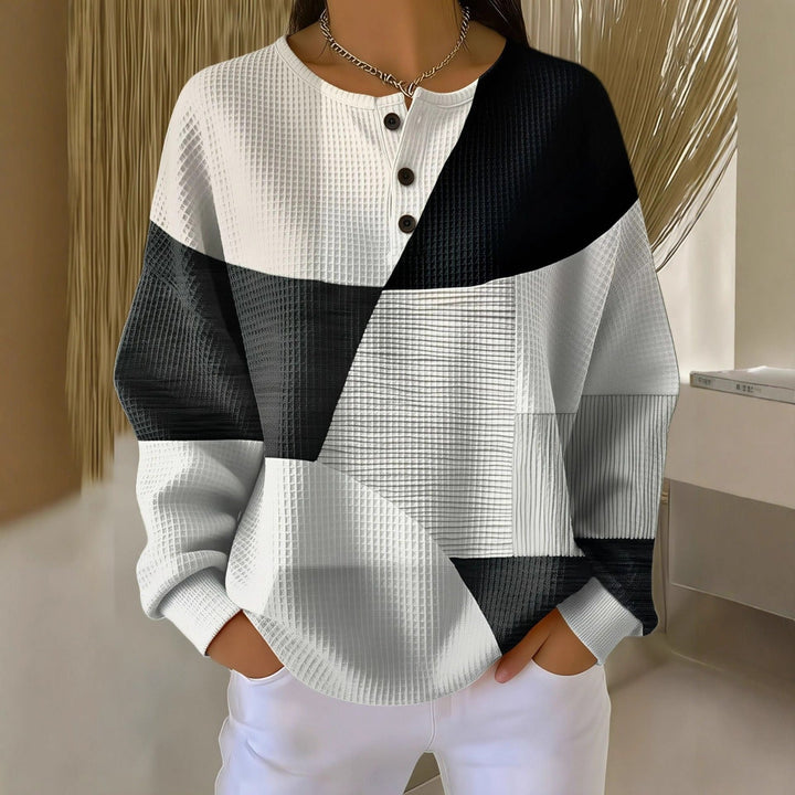 Susan | Cozy Waffle Knit Henley