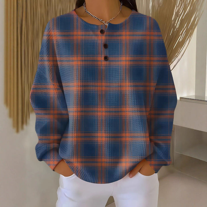 Susan | Cozy Waffle Knit Henley