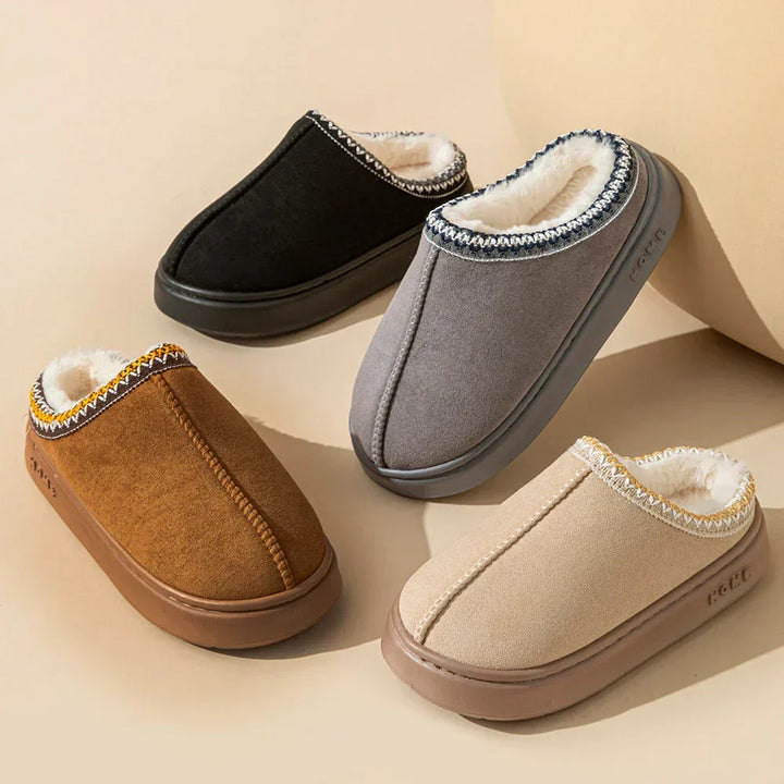 Chloe | Fluffy Platform Slippers™