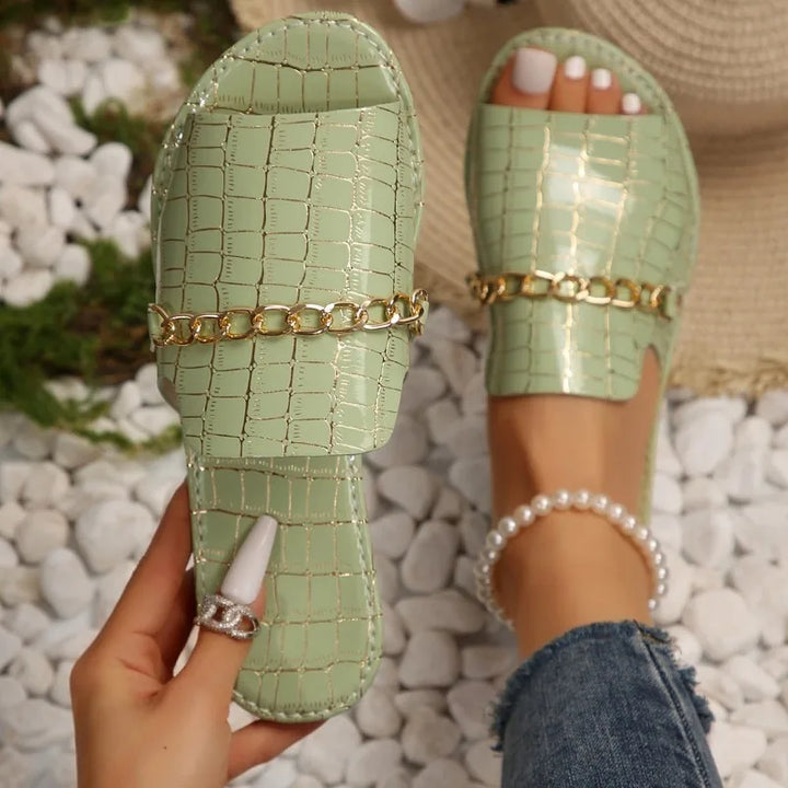 Mira | Luxe Wedge Beach Flip-Flops™