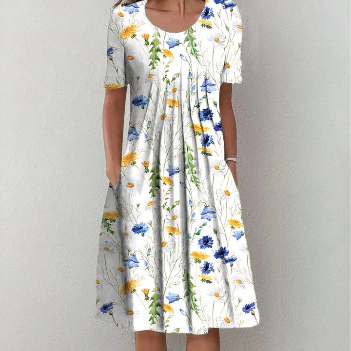 Leilani - Summer Bloom Ruffle Party Dress