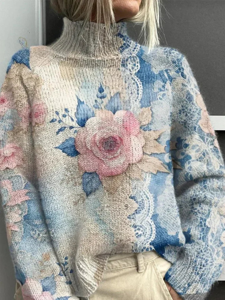 Ada - Vibrant Turtleneck Sweater