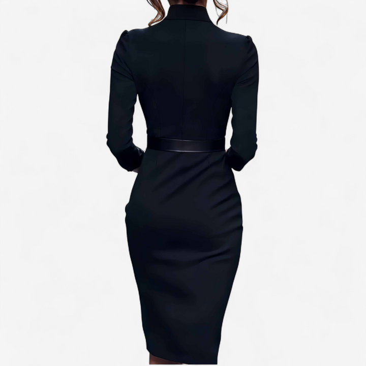 Evelyn | Elegant Belted Dress