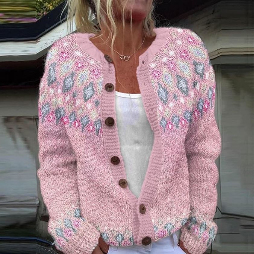 Marlene | Soft Knit Sweater with Nordic Pattern