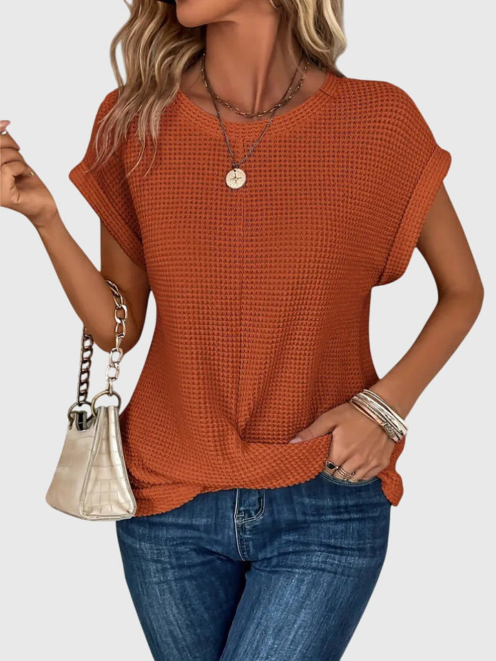 Annie | Elegant Blouse with Crew Neck