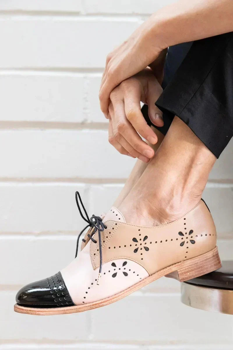 Coriva | Two-Tone Oxford Shoes