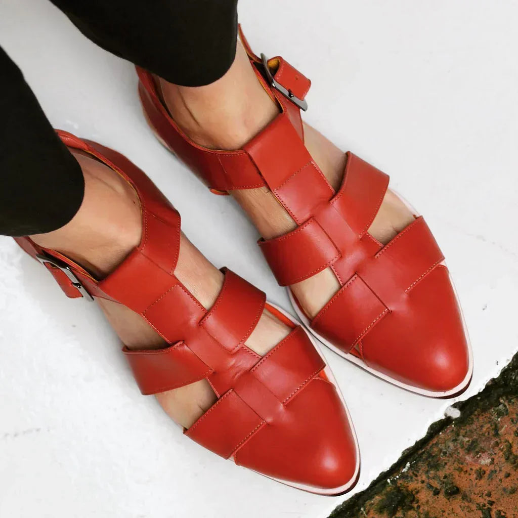 Maeliri | Woven Flat Sandals