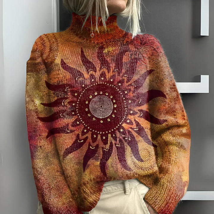 Ada - Vibrant Turtleneck Sweater